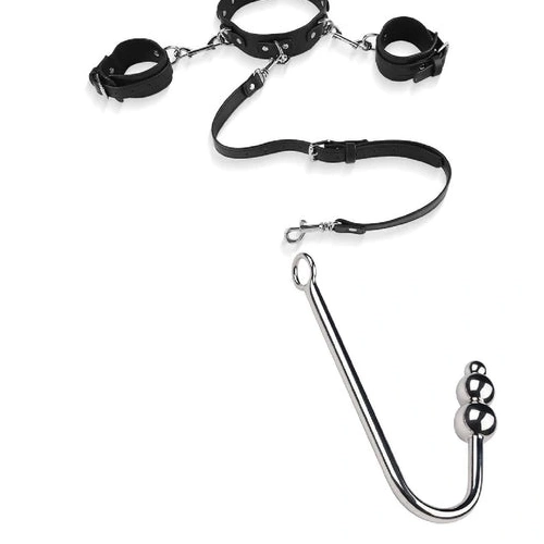 Anal Hooks Cuffs Collar Beaded 5334 with Elegant Anal and Hook 0129